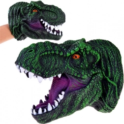 Gumový maňuška T‑Rex – realistická dinosauřia hlava 19 cm