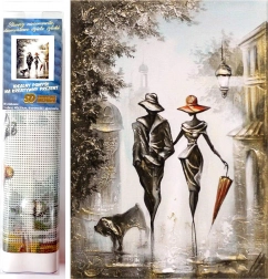 Diamantové maľovanie Romantická prechádzka 30x40 cm