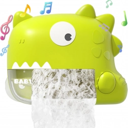 WOOPIE výrobník peny do kúpeľa v tvare dinosaura – zelený