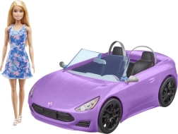 Barbie kabriolet a bábika