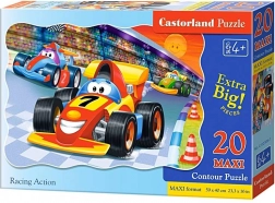 Puzzle maxi 20 dielikov Racing Action – Racing