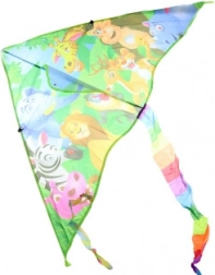 Lietajúci drak Safari z nylonu 100 × 53 cm