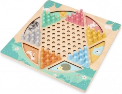 Drevená obojstranná dosková hra – HALAMA a Hady a rebríky