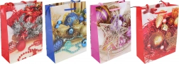 Vianočná darčeková taška strednej veľkosti