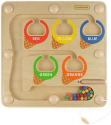 Magnetický labyrint na triedenie farieb MASTERKIDZ