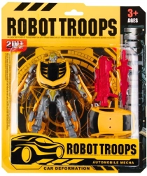 Transformujúci robot s doplnkami pre deti