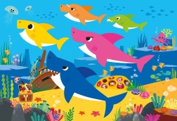 Puzzle Baby Shark dovolenka 30 dielikov CLEMENTONI