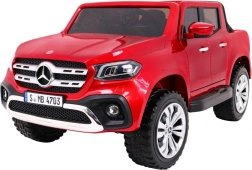 Detské elektrické auto MERCEDES-BENZ X-Class lakované – červený pickup