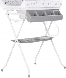 Vanička s prebaľovacou podložkou a stojanom Aqua Giraffe od Chipolino