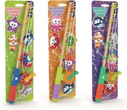 Drevené mini magnetické rybárčenie pre deti