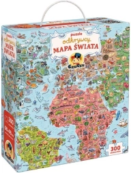 Puzzle objaviteľov – mapa sveta 300 dielikov