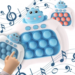 Elektronická hra POP IT Antistresová zručnostná hra Dino Modrá