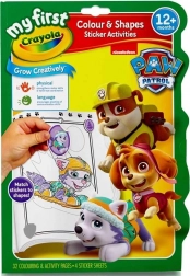 Crayola farebné tvary a farby PAW PATROL – aktívne omaľovánky