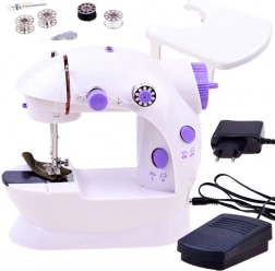 Mini šijací stroj s pedálom a sadou príslušenstva