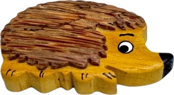 Drevená magnetka ježko – ručne vyrezávaná dekorácia