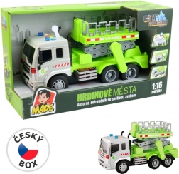 MaDe Auto s plošinou na zotrvačník so svetlom a zvukom