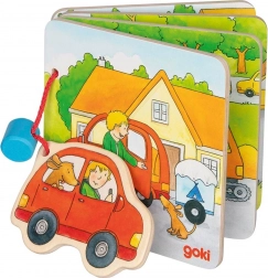 GOKI drevená obrázková knižka – Ideme na dovolenku