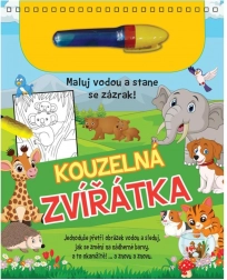 Kúzelné maľovanie vodou – blok s ceruzkou Kúzelné zvieratká