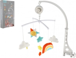 Detský kolotoč nad postieľku s naťahovacím strojčekom