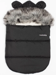 Zimný fusak NEW BABY Lux Fleece grafitový