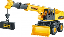 Žeriav na zotrvačník s efektmi a kontajnerom 31 cm