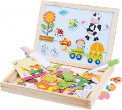 Magnetická tabuľa farma 102 dielov