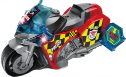 policajná motorka s efektmi 25 cm