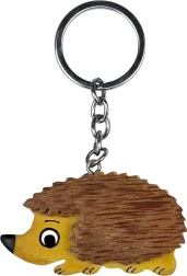 Drevená kľúčenka Ježko