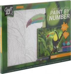 Diamantové maľovanie Tukan 40x50 cm