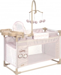 moja prvá postieľka pre bábiky s hracím centrom Verona