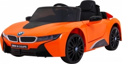 Detské elektrické autíčko BMW i8 Coupe s diaľkovým ovládaním – oranžové