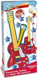 Bontempi rocková gitara s nastaviteľným stojanovým mikrofónom