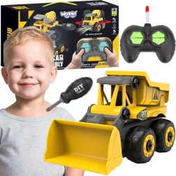 Woopie diaľkovo ovládaný DIY stavebný buldozér
