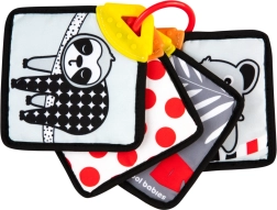 Senzorické látkové kartičky s hryzátkom CANPOL babies BabiesBoo