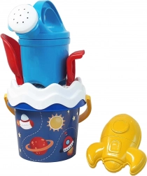 Androni sada na piesok Vesmír s kanvičkou – malá, 6-dielna