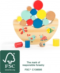 Malá nôžka motorická hra – lesná balančná hra