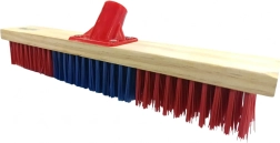 Uličný metla 60 cm s pevným PVC vlasím