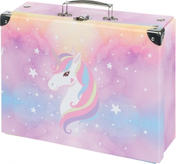Skladací školský kufrík Rainbow Unicorn BAAGL