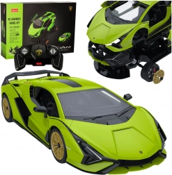 Rastar diaľkovo ovládané auto Lamborghini Sian 1:18 stavebnica