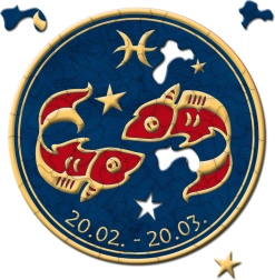 Okrúhle puzzle zverokruh: Ryby 33 dielikov