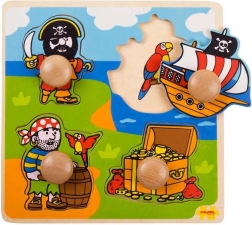 Vkladačka puzzle Piráti od Bigjigs Toys
