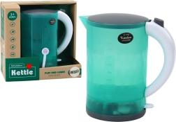 Elektrická detská kanvica na batérie so svetlami a zvukmi – zelená