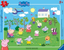 Ravensburger vkladačka Prasiatko Peppa, 11 dielikov