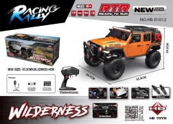 Auto na diaľkové ovládanie WILDERNESS RTR 1:10 oranžové