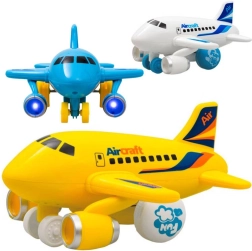 Veselé ťahacie lietadielko so svetlami a zvukmi