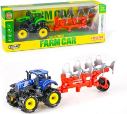 Traktor s pluhom na zotrvačník 25 cm