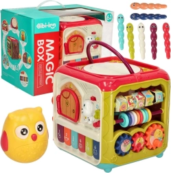 Interaktívna vzdelávacia kocka 6v1 s piánom a chyť chrobáčika BIBI-INN