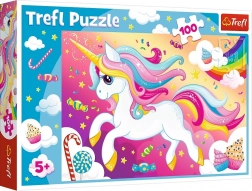 Puzzle 100 dielikov Krásny Jednorožec Trefl