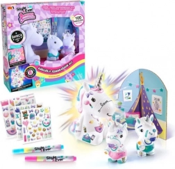 Súprava svietiacich dekorácií - DIY Unicorn Family
