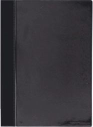 Rýchloviazač A4 z PVC s predným vreckom čierny